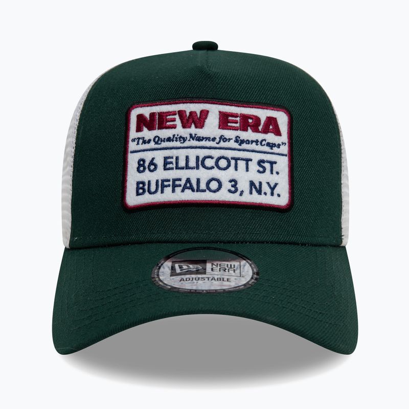 Бейсболка New Era NE Vintage Trucker темно-зелена 2