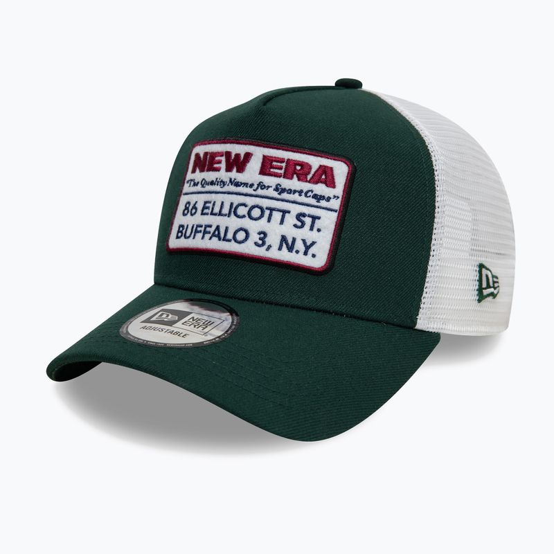 Бейсболка New Era NE Vintage Trucker темно-зелена 3