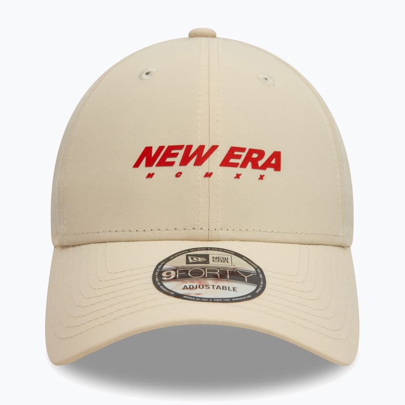 Кепка New Era NE Tech 9Forty light beige 3