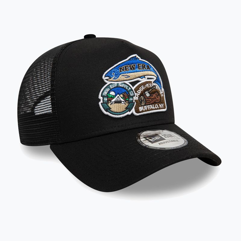Бейсболка New Era NE Outdoor Patch Trucker чорна