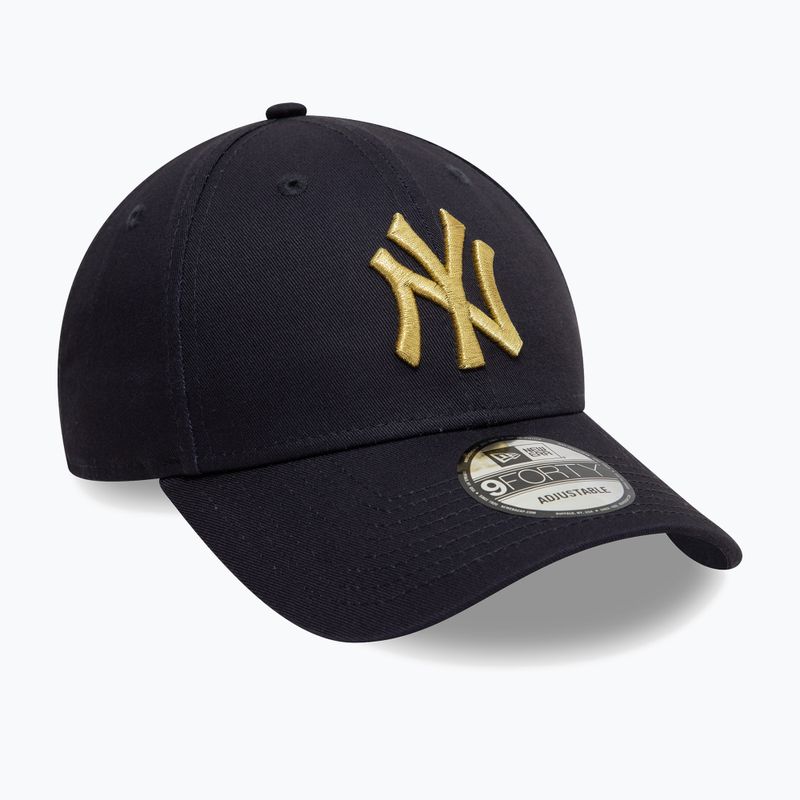 Бейсболка New Era Metallic 9Forty New York Yankees темно-синя