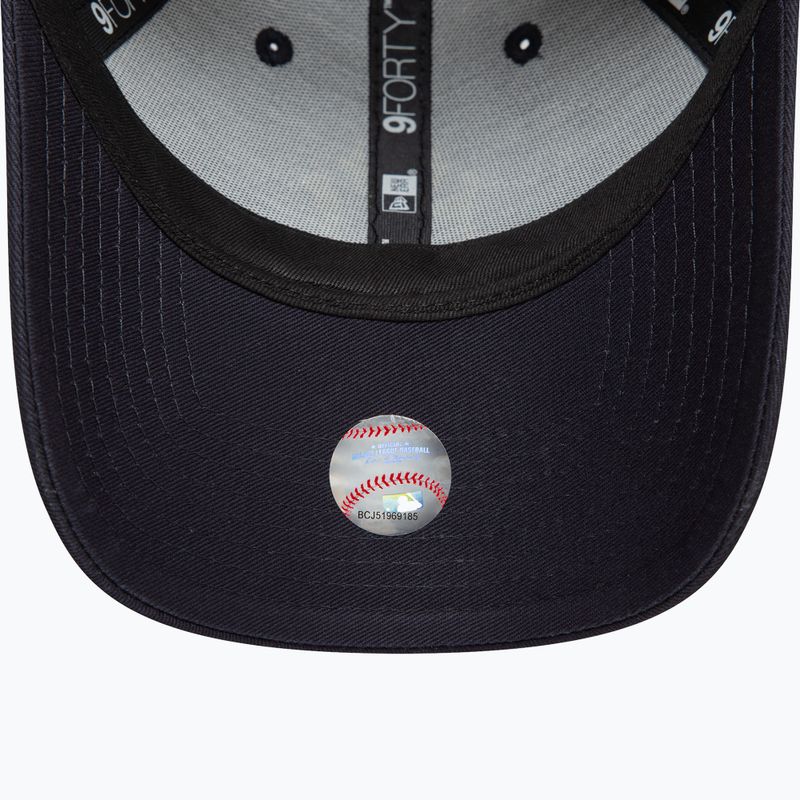 Бейсболка New Era Metallic 9Forty New York Yankees темно-синя 5