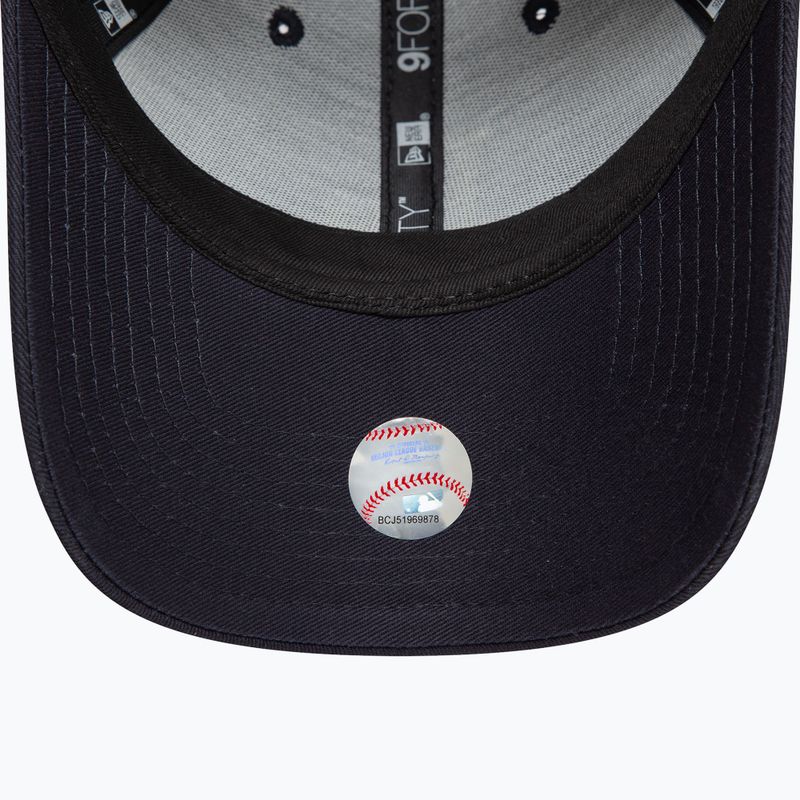 Бейсболка New Era Metallic 9Forty Los Angeles Dodgers темно-синя 5
