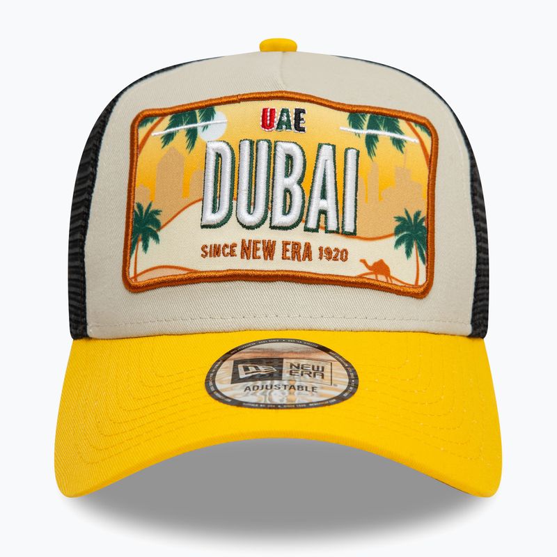 Бейсболка New Era Licence Plate Los Angeles Trucker світло-бежева 3
