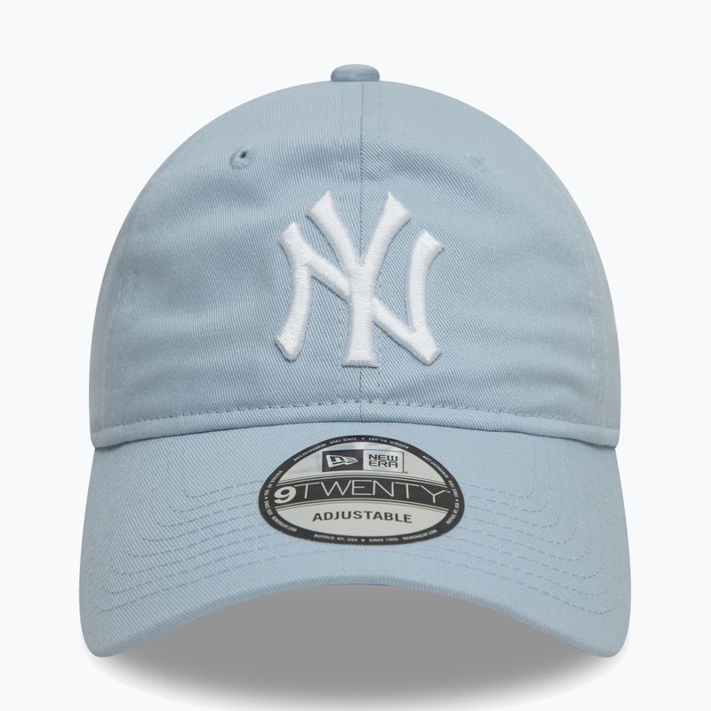 Бейсболка New Era League Essential 920 New York Yankees пастельно-блакитна 2