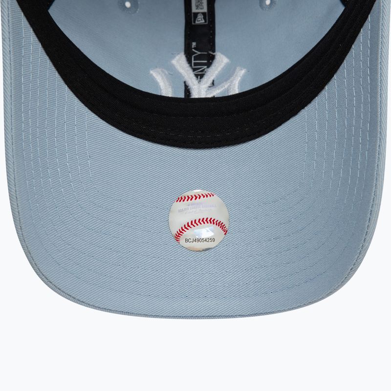 Бейсболка New Era League Essential 920 New York Yankees пастельно-блакитна 5