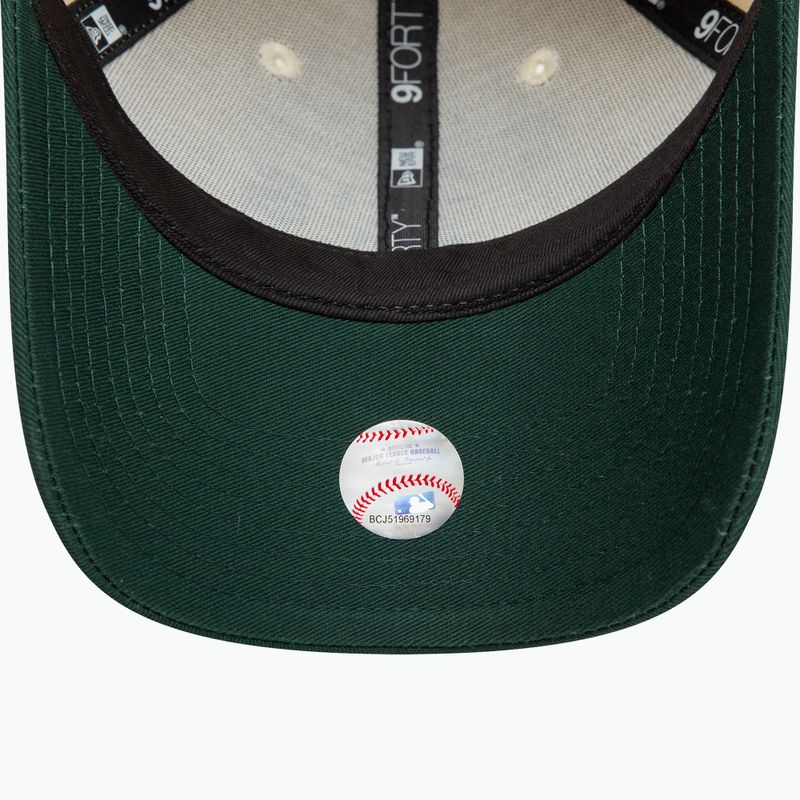 Бейсболка New Era Colourblock 9Forty Oakland Athletics світло-бежева 5