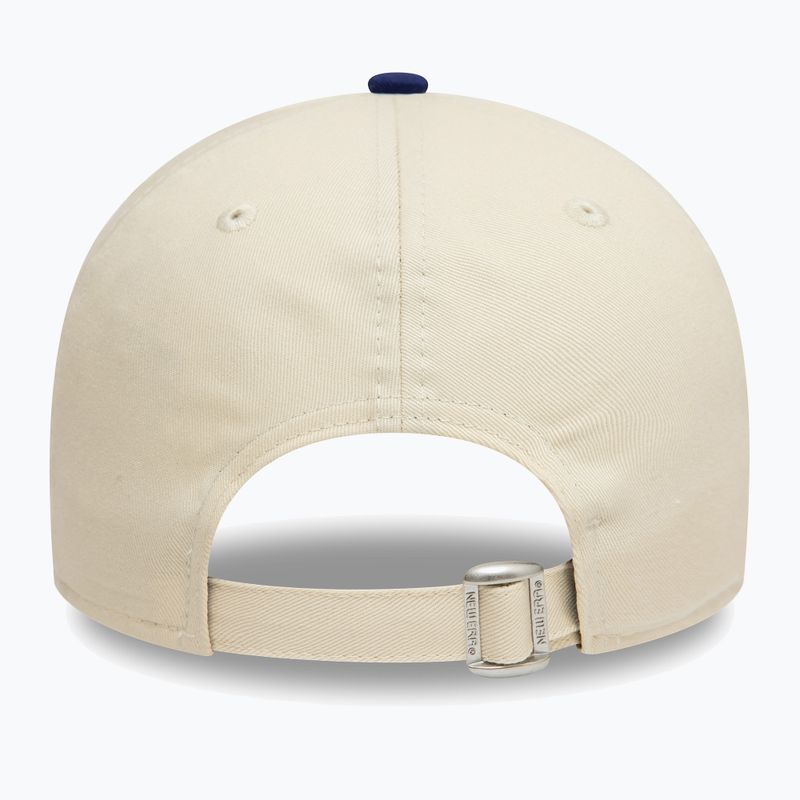 Бейсболка New Era Colourblock 9Forty Los Angeles Dodgers світло-бежева 4