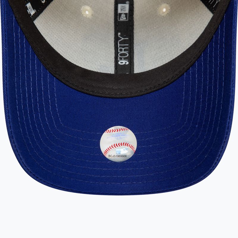 Бейсболка New Era Colourblock 9Forty Los Angeles Dodgers світло-бежева 5