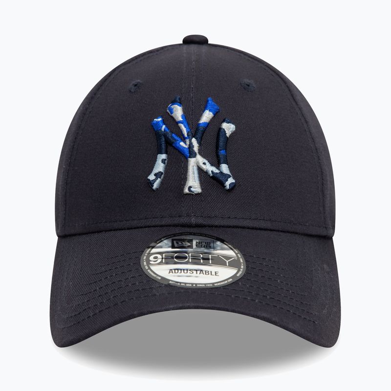 Бейсболка New Era Camo Infill 9Forty New York Yankees темно-синя 2