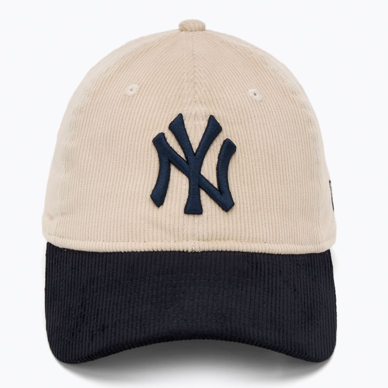 Бейсболка New Era Block Cord 9Twenty New York Yankees світло-бежева 2