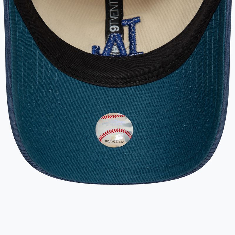Бейсболка New Era Block Cord 9Twenty Los Angeles Dodgers світло-бежева 5
