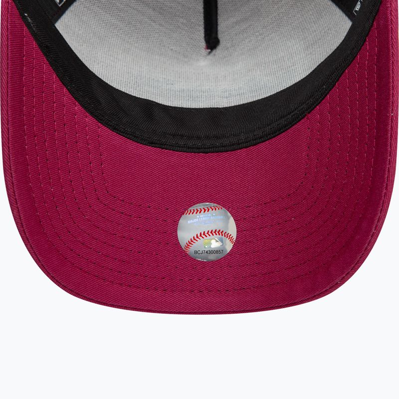 Бейсболка New Era MLB Patch Trucker Los Angeles Dodgers темно-червона 5
