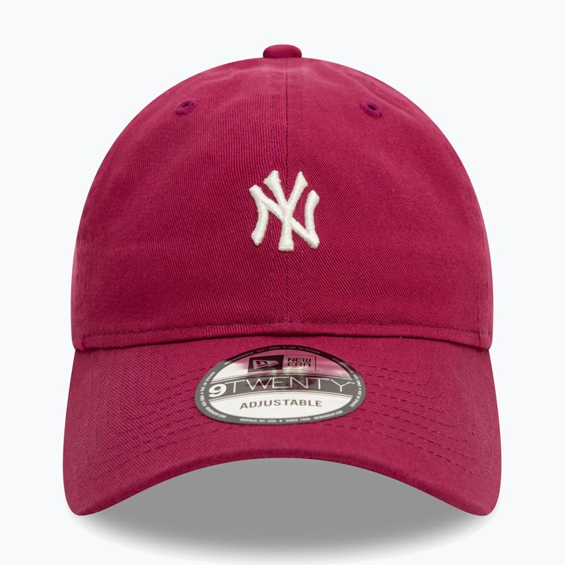 Кепка New Era Mini Washed 9Twenty New York Yankees dark red 3