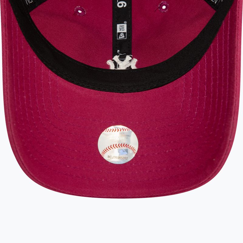 Кепка New Era Mini Washed 9Twenty New York Yankees dark red 5