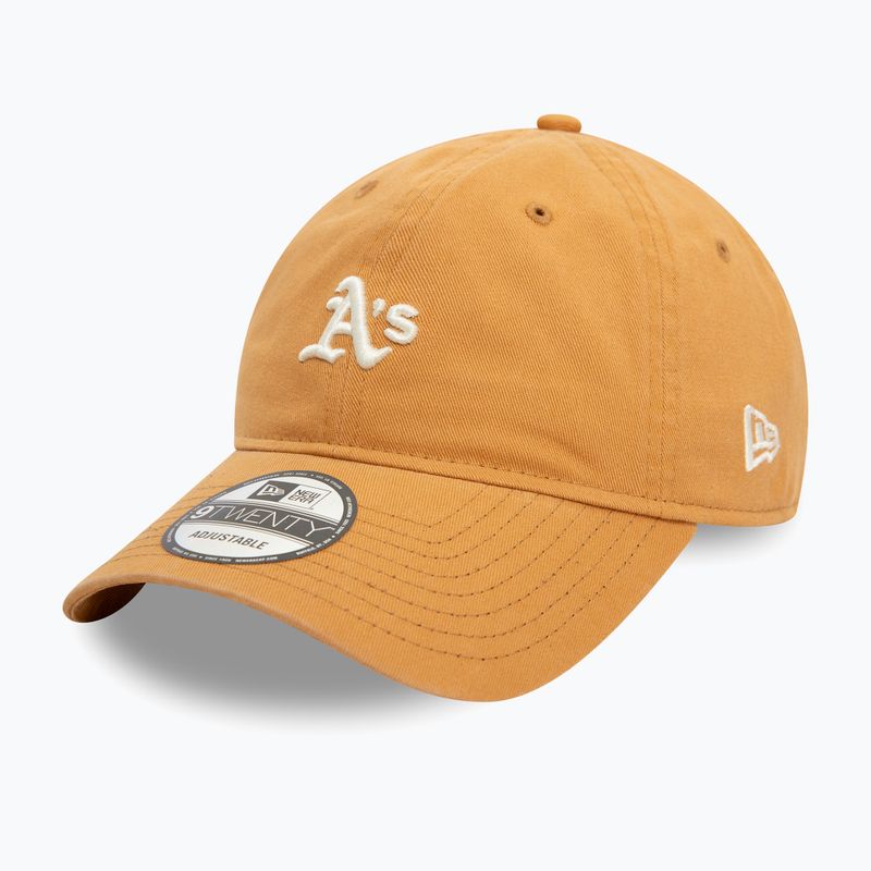 Бейсболка New Era Mini Washed 9Twenty Oakland Athletics темно-бежева 2