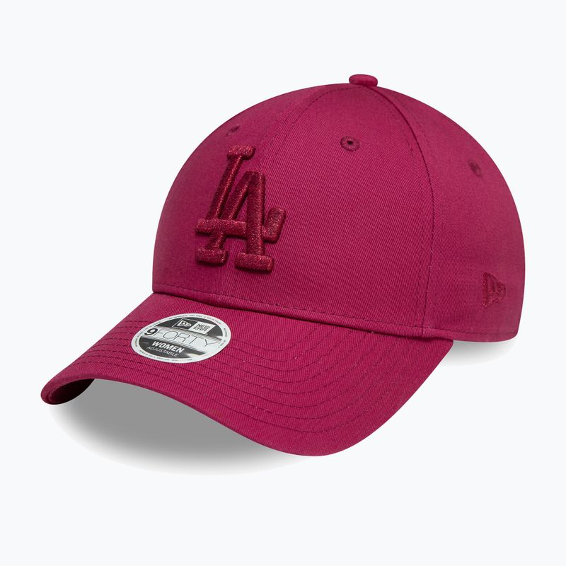 Бейсболка New Era Metallic Logo 9Forty Los Angeles Dodgers темно-червона 2