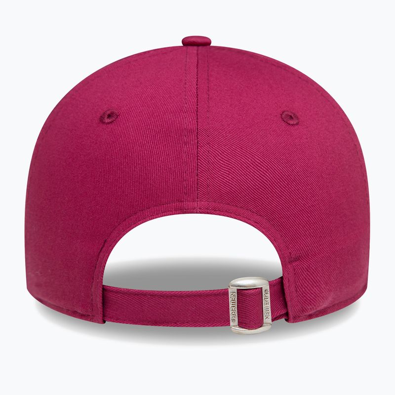 Бейсболка New Era Metallic Logo 9Forty Los Angeles Dodgers темно-червона 4