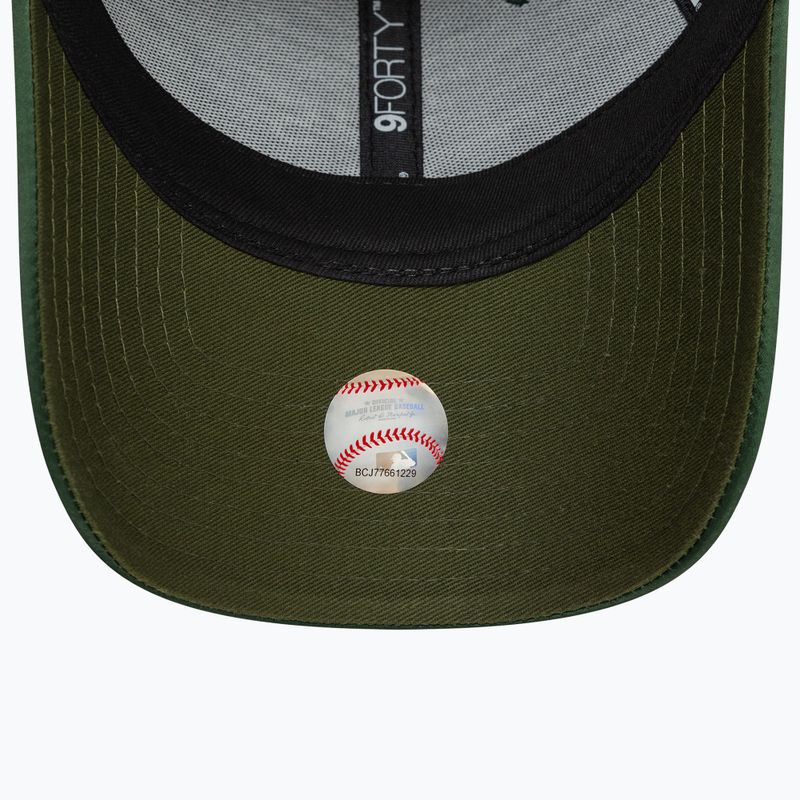 Кепка New Era Satin 9Forty Oakland Atletics dark green 5