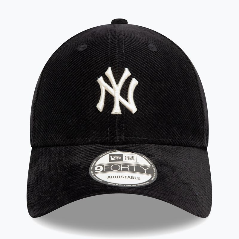 Бейсболка New Era Cord 9Forty New York Yankees чорна 2