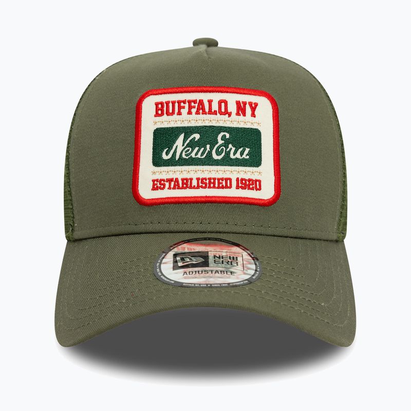 Бейсболка New Era NE Patch Trucker зеленого кольору 2