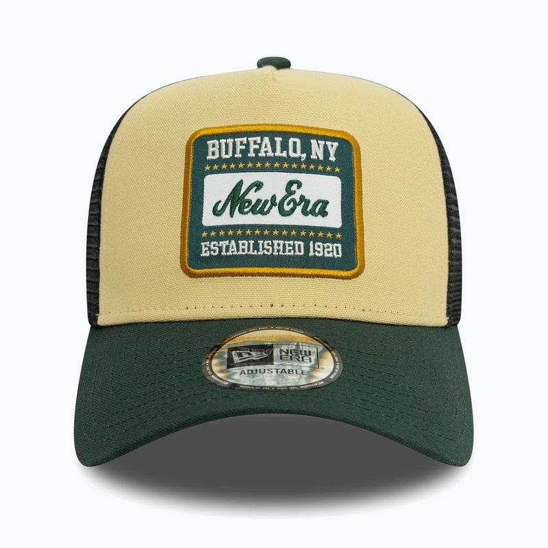 Бейсболка New Era NE Patch Canvas Trucker світло-бежева 2