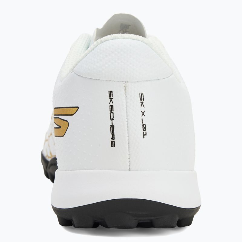 Кросівки футбольні дитячі SKECHERS Skx_1.5 Youth Jr TF white/gold 6