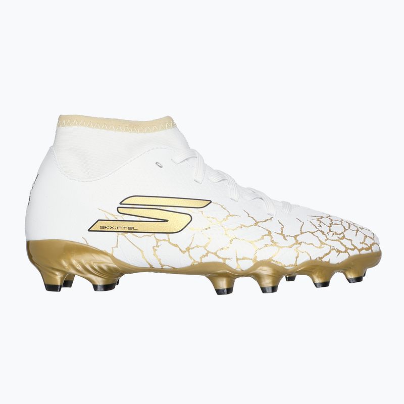 Кросівки футбольні дитячі SKECHERS Skx_1.5 High Td Jr FG white/gold 9