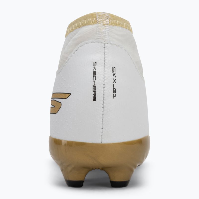 Кросівки футбольні дитячі SKECHERS Skx_1.5 High Td Jr FG white/gold 6
