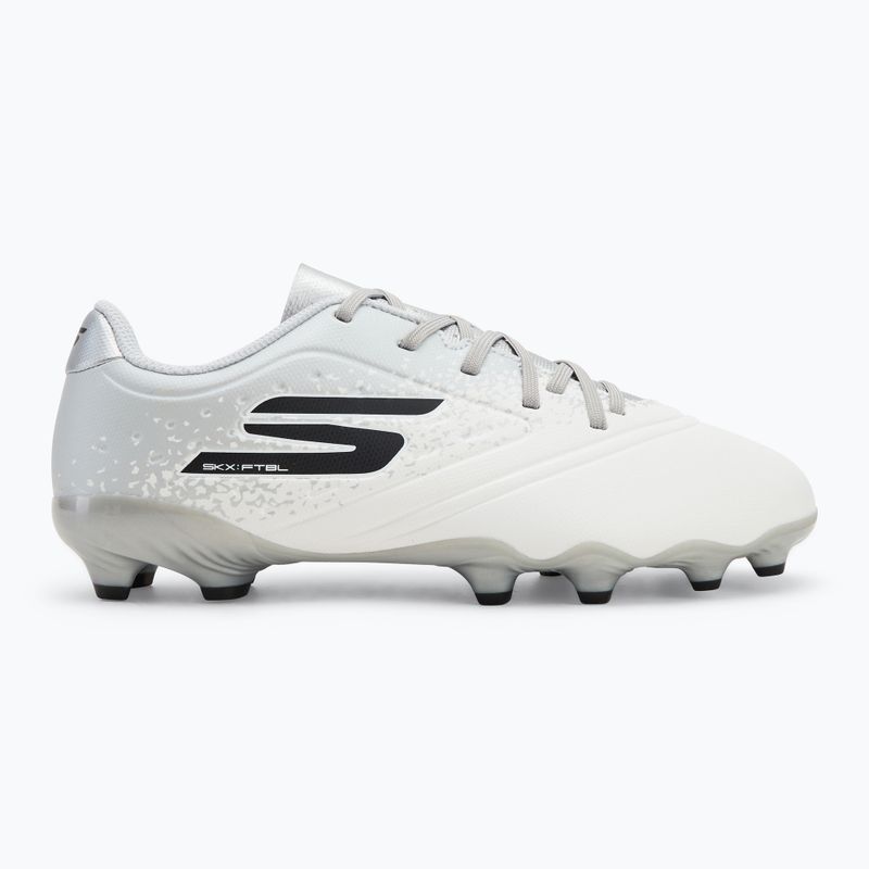 Кросівки футбольні дитячі SKECHERS Razor 1.5 Youth Jr FG white/silver 2