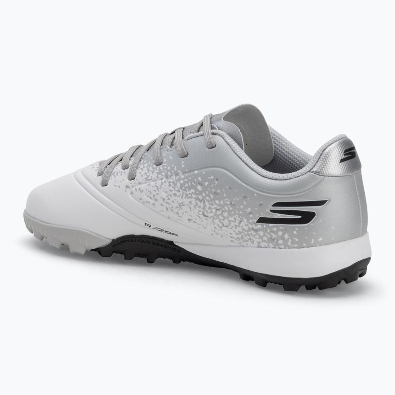 Кросівки футбольні дитячі SKECHERS Razor 1.5 Youth Jr TF white/silver 3