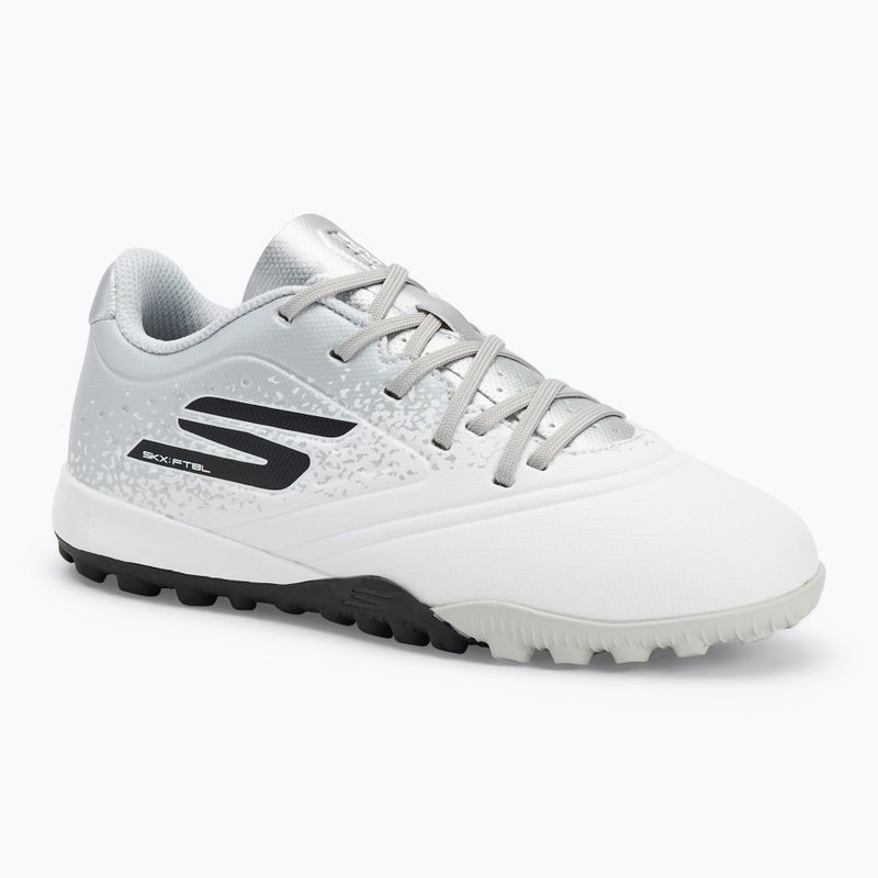 Кросівки футбольні дитячі SKECHERS Razor 1.5 Td Jr TF white/silver