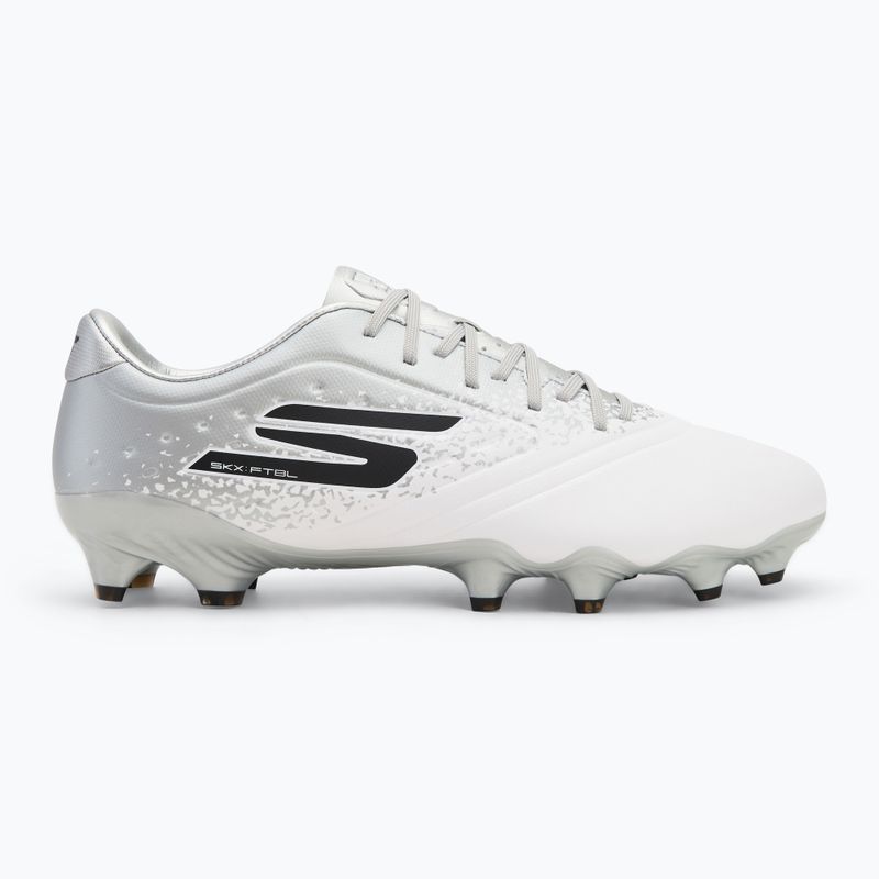Кросівки футбольні чоловічі SKECHERS Razor 1.5 Academy FG white/silver 2