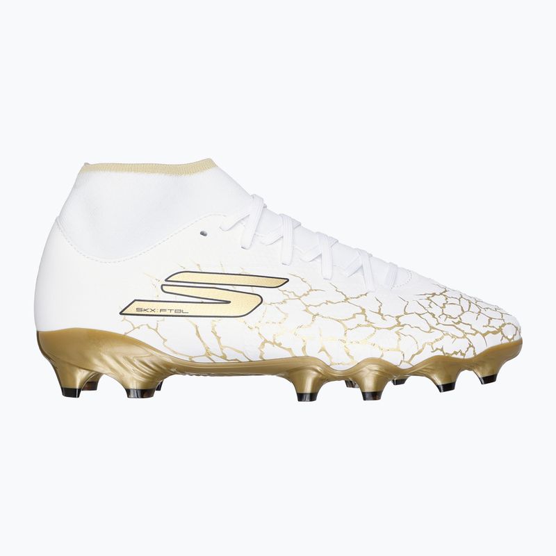 Кросівки футбольні чоловічі SKECHERS Razor 1.5 Academy FG white/gold 9