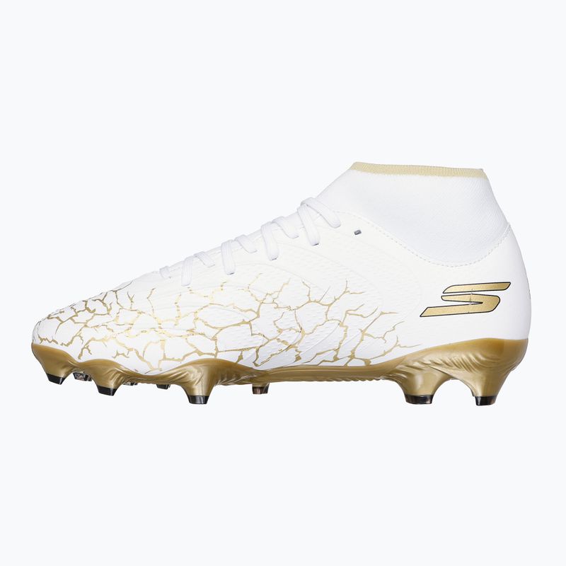 Кросівки футбольні чоловічі SKECHERS Razor 1.5 Academy FG white/gold 10