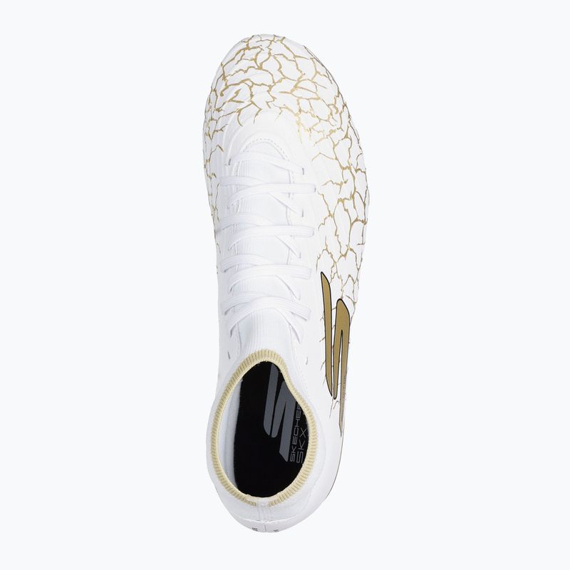 Кросівки футбольні чоловічі SKECHERS Razor 1.5 Academy FG white/gold 11