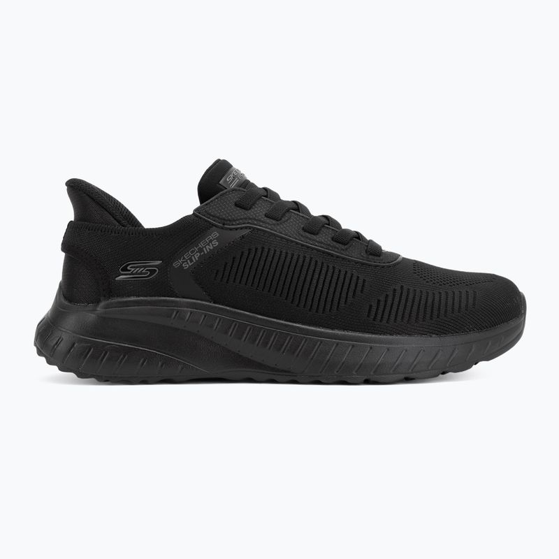 Кросівки чоловічі SKECHERS Bobs Squad Chaos Solid Step black 2