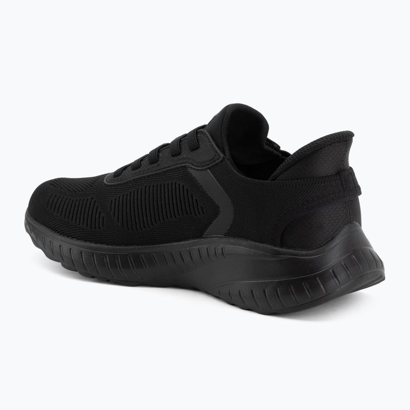 Кросівки чоловічі SKECHERS Bobs Squad Chaos Solid Step black 3