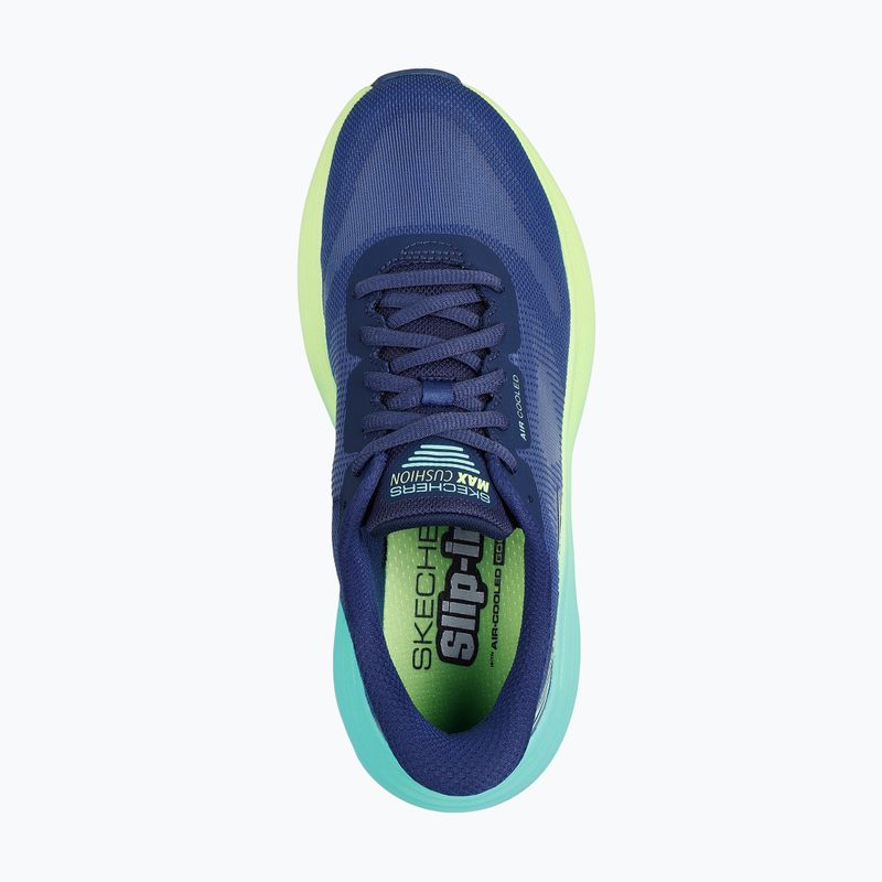 Кросівки для бігу жіночі SKECHERS Max Cushioning Endeavour Hallandale navy/lime 5