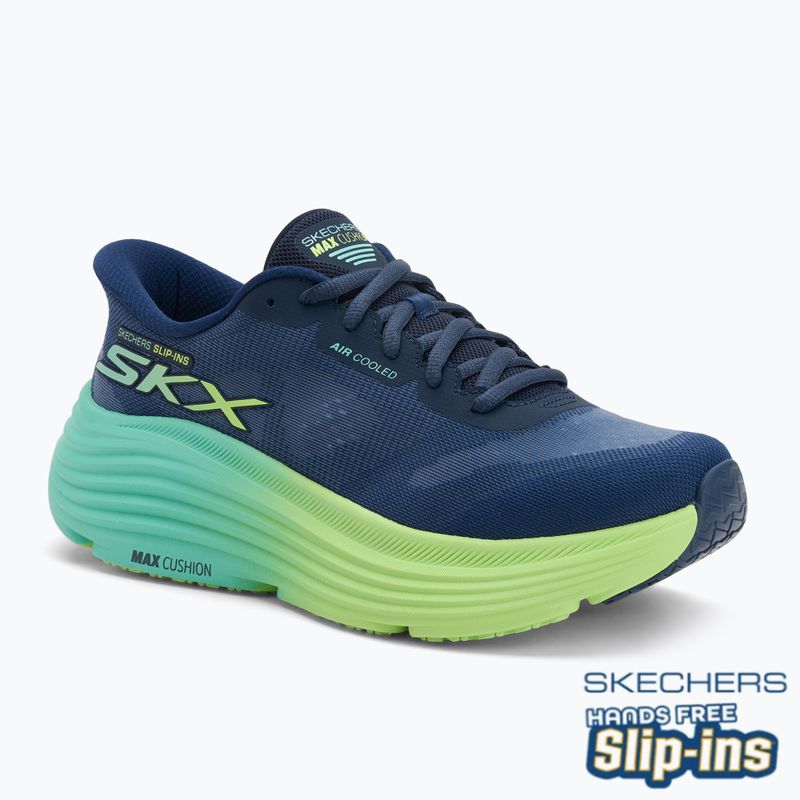 Кросівки для бігу жіночі SKECHERS Max Cushioning Endeavour Hallandale navy/lime
