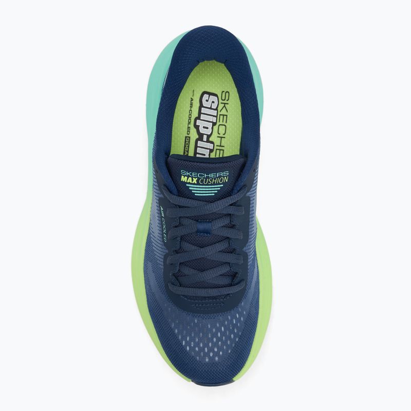 Кросівки для бігу жіночі SKECHERS Max Cushioning Endeavour Hallandale navy/lime 5