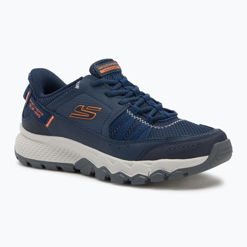 Кросівки чоловічі SKECHERS Dynamite At Escapar navy/orange