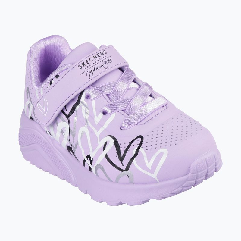 Кросівки дитячі SKECHERS Uno Lite Love Levitate lavender/multi 8
