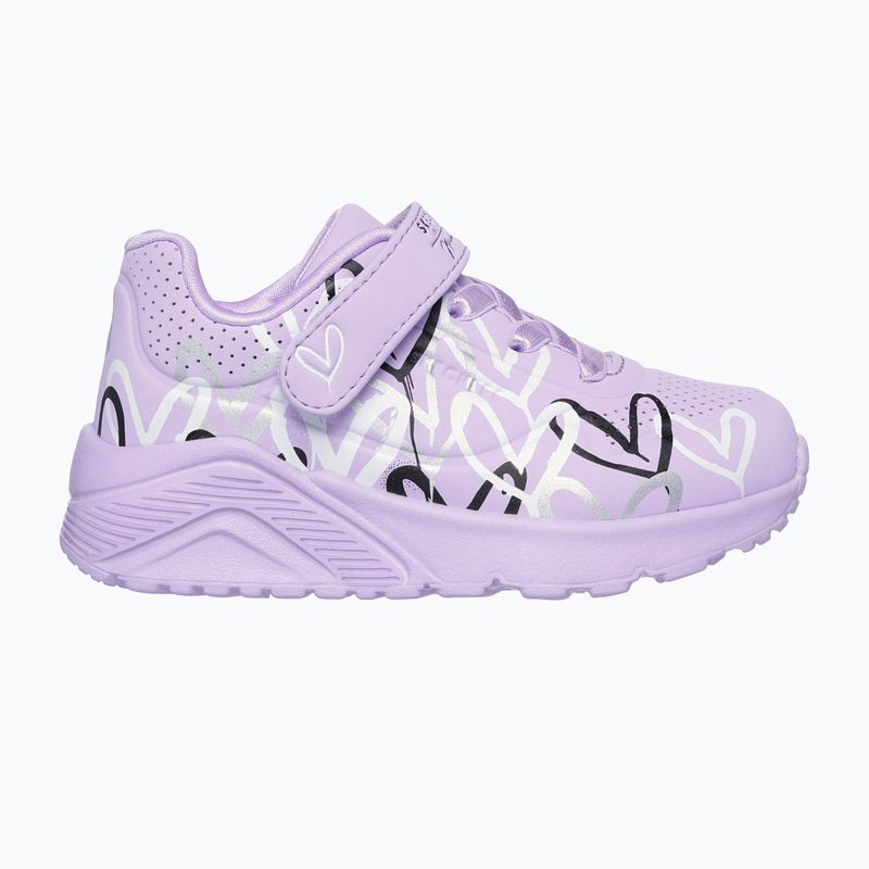 Кросівки дитячі SKECHERS Uno Lite Love Levitate lavender/multi 9