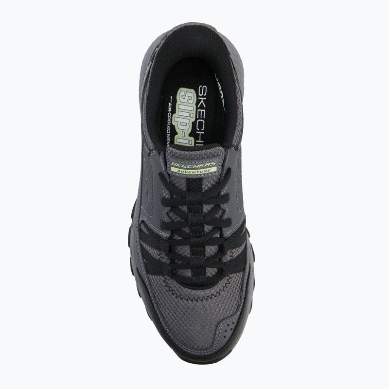 Кросівки чоловічі SKECHERS Dynamite At Escapar charcoal/black 5