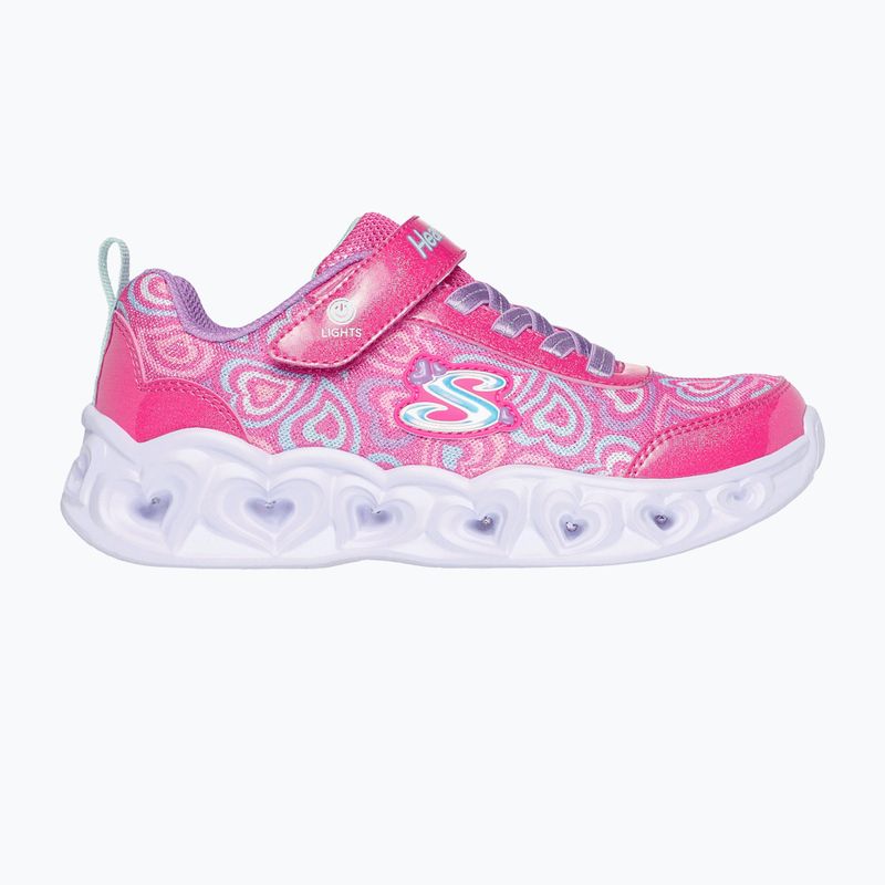 Кросівки дитячі SKECHERS Heart Lights Boogie Love hot pink/multi 2