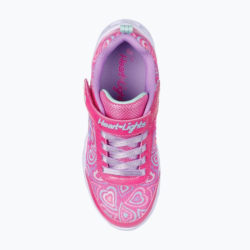 Кросівки дитячі SKECHERS Heart Lights Boogie Love hot pink/multi 6