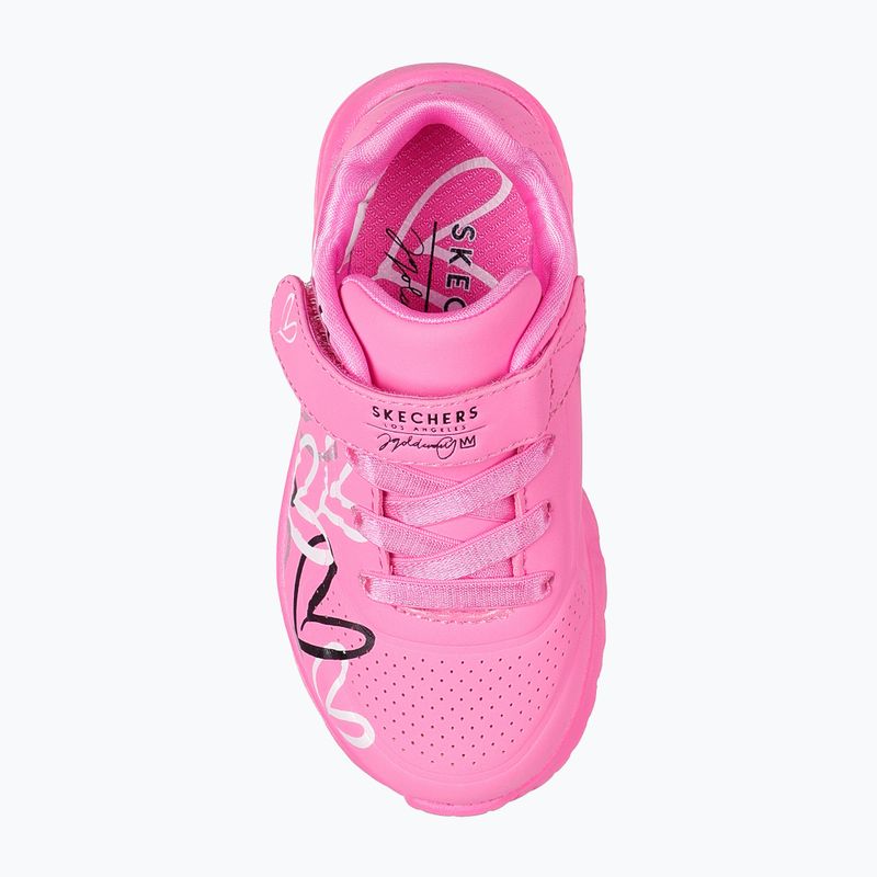 Кросівки дитячі SKECHERS Uno Lite Love Levitate hot pink/multi 5