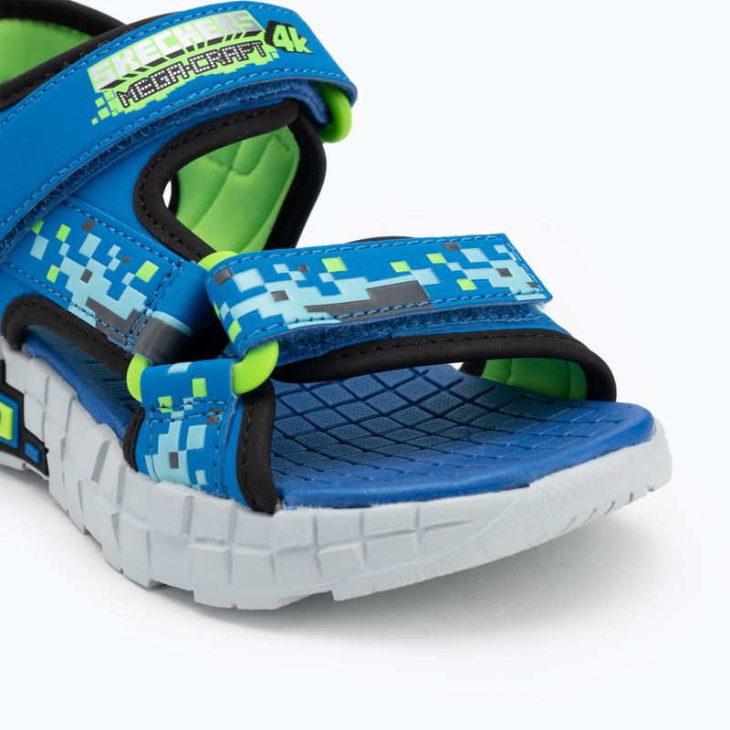Сандалі дитячі SKECHERS Mega Splash black/blue/lime 7