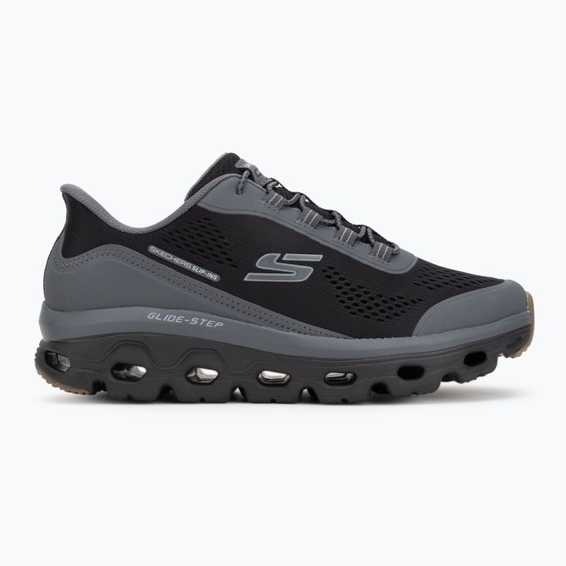 Кросівки чоловічі SKECHERS Glide-Step Sole Glover Peak black/charcoal 2